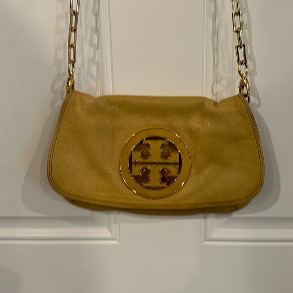 Tory Burch clutch with crossbody chain